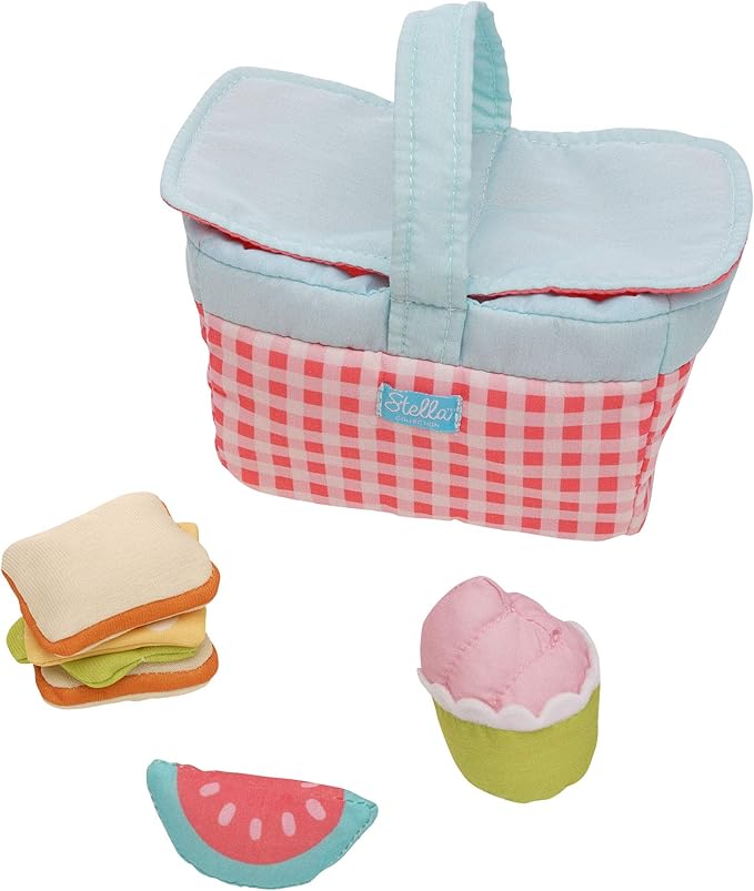 Manhattan Toy Stella Collection Picnic 5 Piece Baby Doll Picnic Playset for 12" and 15" Stella Dolls