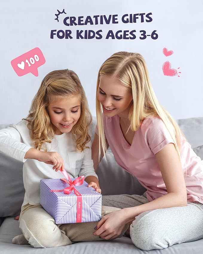 Ruko 6088 Dancing Robot for Girls with APP Control, Remote Control, Gesture Sensing Control, Interactive LED Faces, QA Games Rechargeable Programmable Robot Toys for 3 4 5 6 Years Kids, Pink Purple