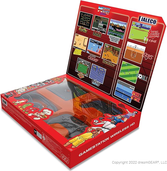 My Arcade GameStation Wireless HD: Data East Video Game Console with Over 250 Games, DGUNL-4144, Plug and Play