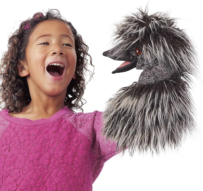 Folkmanis Emu Stage Puppet, Brown
