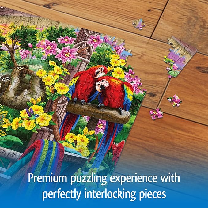 Wonder Forge Tropical Retreat 1000 Piece Jigsaw Puzzle for Adults | Unique, Perfectly-Fitting Pieces | Fun, Vibrant Imagery | Amazon Exclusive