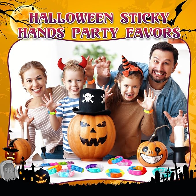 36 Pack Pop Fidget Toys Bulk Its Fidget Bracelet It Birthday Party Favors for Kids 4-8,8-12 Small Prize Box Toys for Kids Classroom Bubble Poppers Toddlers Toy for Students Girls Boys Cheap