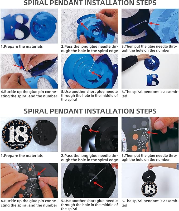 18th Birthday Decorations for Boys and Girls Dark Blue, HAPPY BIRTHDAY Banner Silver Number 18 Balloons, Deep Blue Theme Party for Him - 18 Years Old Birthday Party Supplies Kit for Her