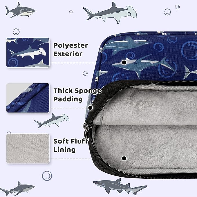 Choco Mocha Kids Tablet Sleeve Bag for Boys & Girls, (10-12.5Inch)