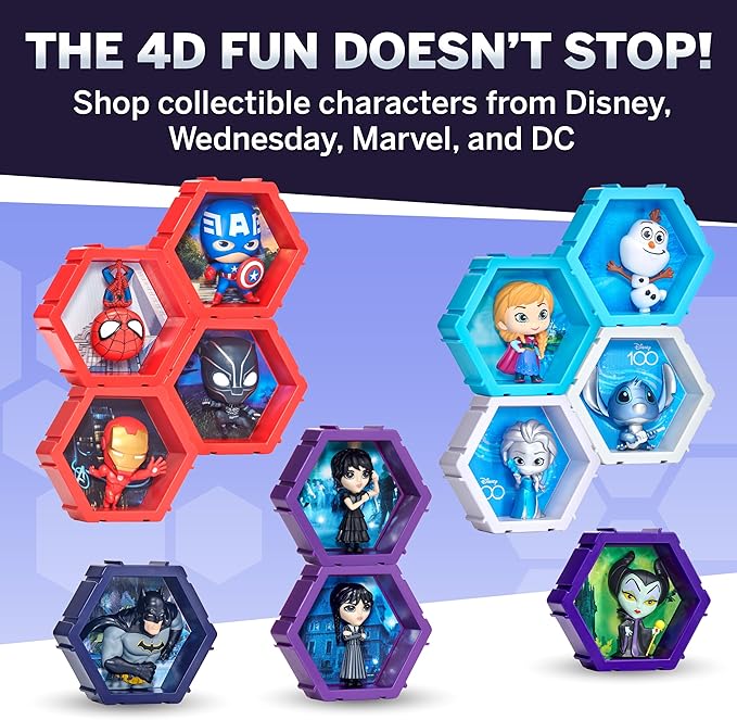 WOW! PODS 4D Maleficent | Disney Sleeping Beauty | Light-Up Bobble-Head Figure | Connectable Collectables, Toys & Gifts |