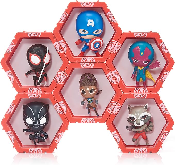 Wow! PODS Avengers Collection - Captain America | Superhero Light-Up Bobble-Head Figure | Official Marvel Collectable Toys & Gifts 4 inches