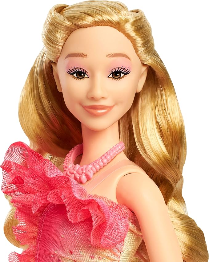 Mattel Universal Wicked Glinda Fashion Doll & Accessories with Blonde Hair, Poseability & Removable Ballroom Look