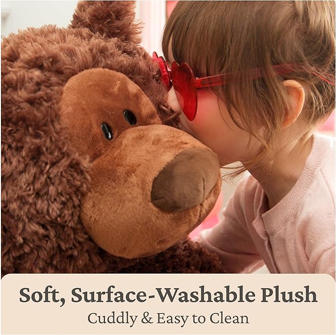 GUND Jumbo Philbin Teddy Bear, Large Teddy Bear, Stuffed Animal for Ages 1 and Up, Plush Toy, Chocolate Brown, 29"