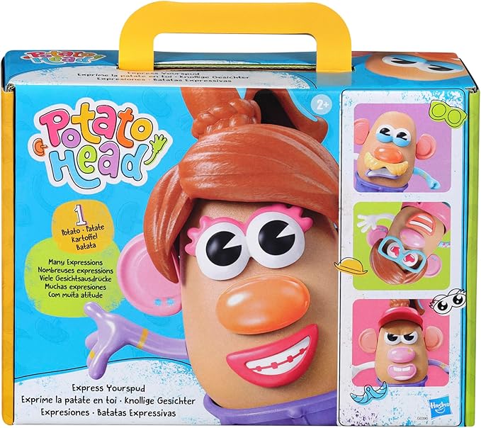 Potato Head Express Yourspud Playset with 1 Potato Body and 32 Accessories, Creative Toddler and Preschool Toys for Boys and Girls 2 Years and Up (Amazon Exclusive)