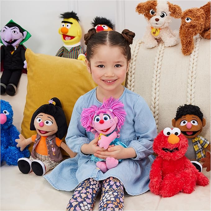 GUND Sesame Street Official Elmo Muppet Plush, Premium Plush Toy for Ages 1 & Up, Red, 13”