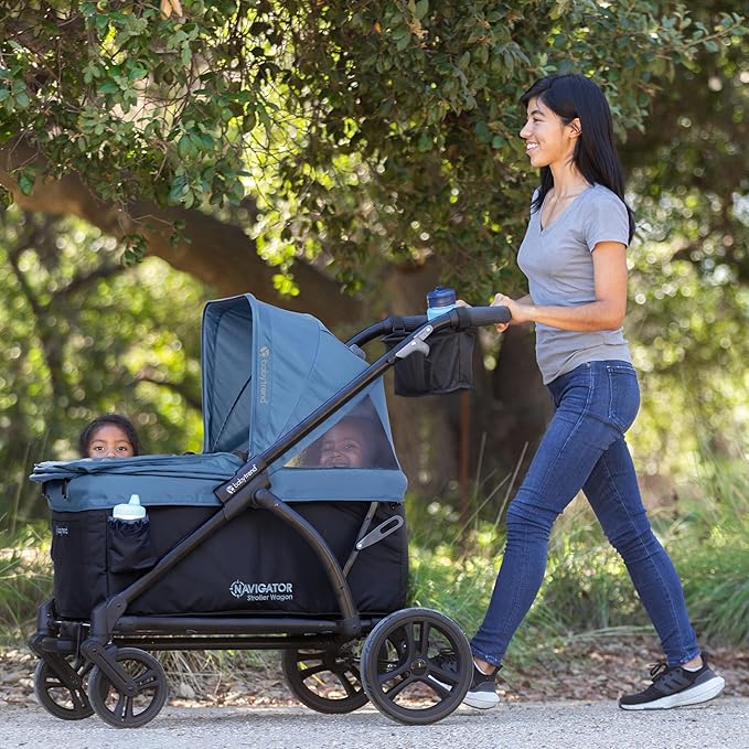 Baby Trend Navigator 2-in-1 Stroller Wagon, Dash Blue