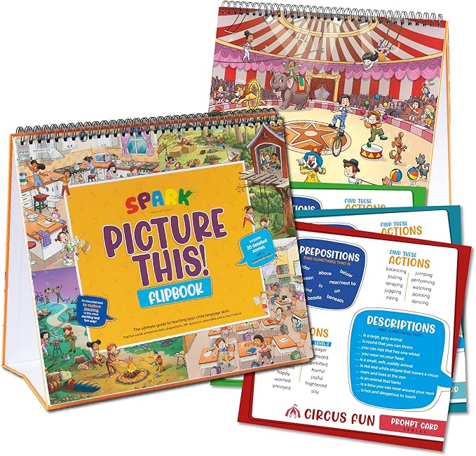 Picture Book and Emotion Cards, Picture Story Cards, Social Emotional Learning Activities, Autism Homeschooling, Educational Busy Book, Speech Therapy Materials (WH Question Flipbook)