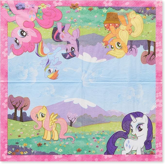 American Greetings My Little Pony Party Supplies, Paper Lunch Napkins (48-Count)