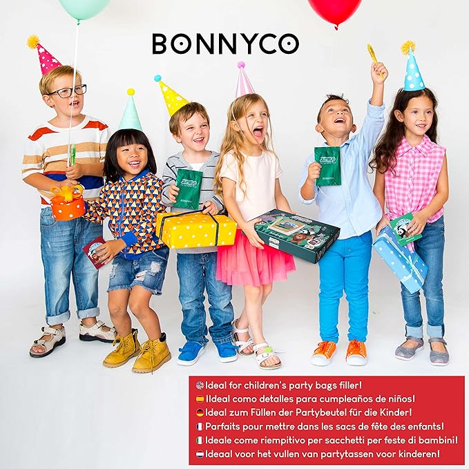 BONNYCO Invisible Ink Pen and Notebook Pack 32, Safari Party Favors for Kids. Magic Spy Pen, Goodie Bags Stuffers for Kids. Jungle Goody Bag Stuffers, Return Gifts Birthday. Classroom Prizes Students