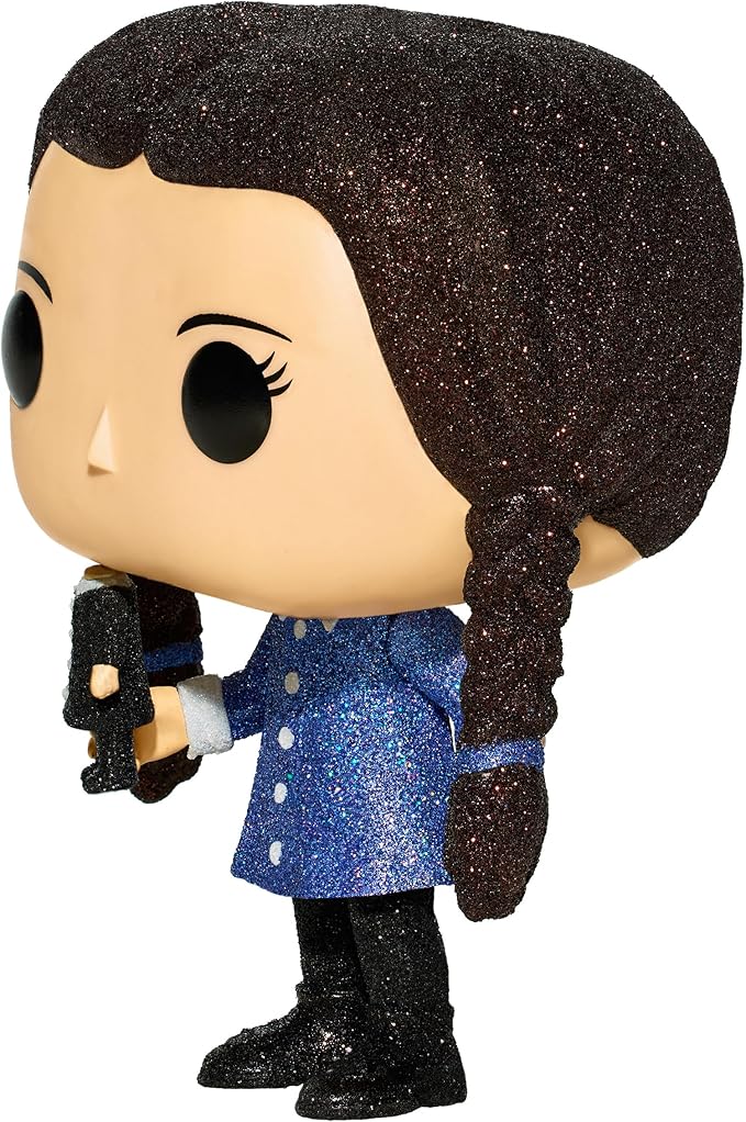 Funko Spirit Halloween The Addams Family Wednesday Addams Diamond Glitter POP! Figure | Officially Licensed | Wednesday Collectible