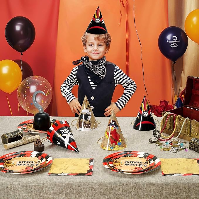 WERNNSAI Birthday Party Hats - 12 Pcs Birthday Party Supplies Cone Hat Headbands Colorful Paper Party Hats for Kids