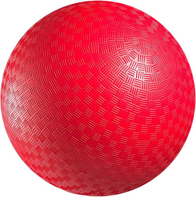 Red & Blue Kickball Set - (9 Inch) with Pump for Toddlers Kids & Adults - Indoor & Outdoor Gym Sports Toys - Fun Playground Balls for Kids Dodgeball, Four Square, PE, Games, Recess and More