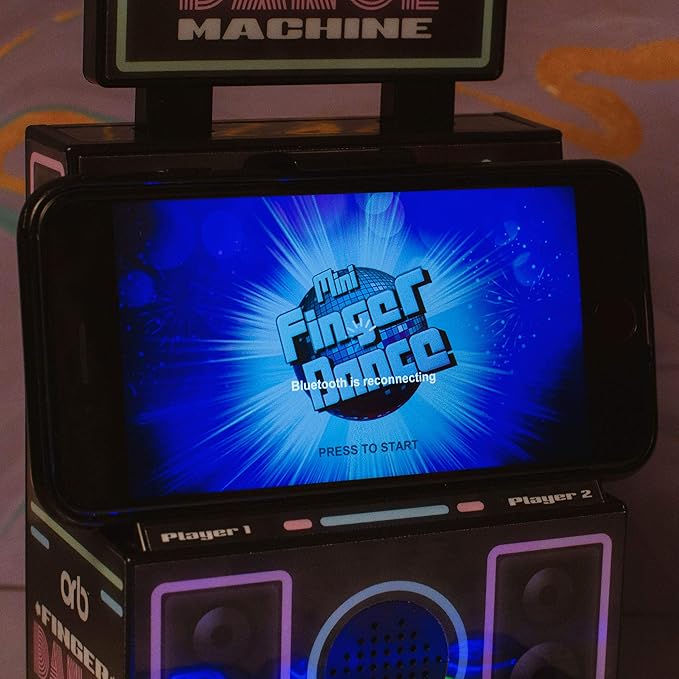 Thumbs Up Retro Games Console Arcade Finger Dance Mat Handheld Console Machine, Compatible with iPhone, Samsung and Other Smartphones