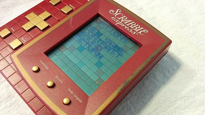 SCRABBLE EXPRESS Electronic Handheld Game (1999 Edition/Includes Instructions)