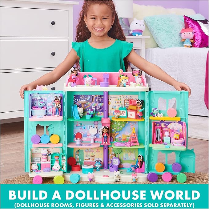 Gabby’s Dollhouse, Bakey with Cakey Kitchen with Figure and 3 Accessories, 3 Furniture and 2 Deliveries, Kids Toys for Ages 3 and up