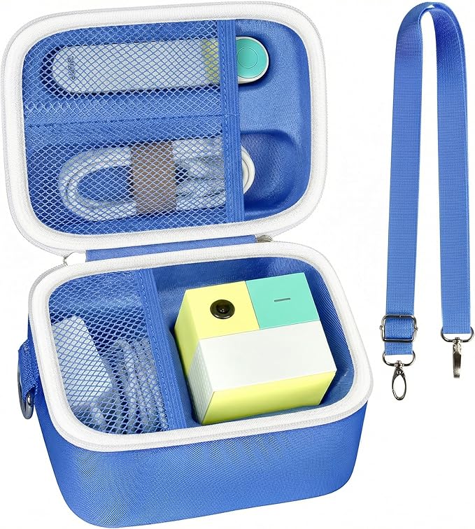 Againmore Case Compatible with Nex Playground Active Play System, Video Game Console Storage Holder Bag with Custom Slots for Device, HDMI Power Cord, Remote Control and Accessories-Blue(Box Only)