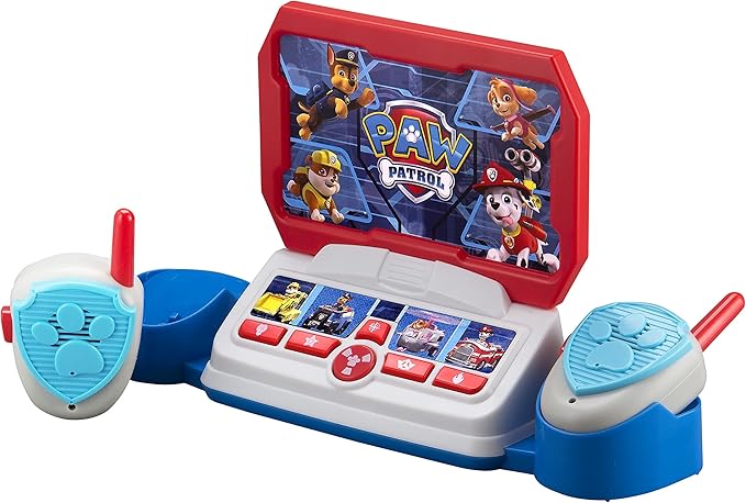 Paw Patrol Toy Walkie Talkie Command Center with Kid Friendly Two Way Radios, Built-in Speech & Sound Effects, Paw Patrol Toys for Kids