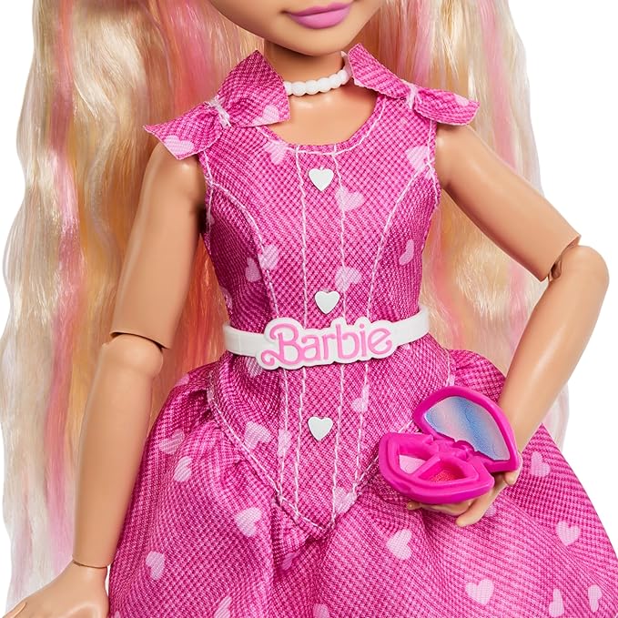 Barbie Dream Besties Malibu” Fashion Doll & Accessories, Posable with Blonde Hair & Makeup-Themed Toy Pieces