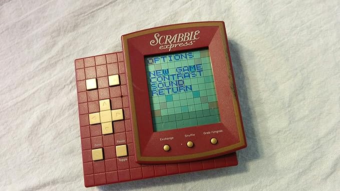 SCRABBLE EXPRESS Electronic Handheld Game (1999 Edition/Includes Instructions)
