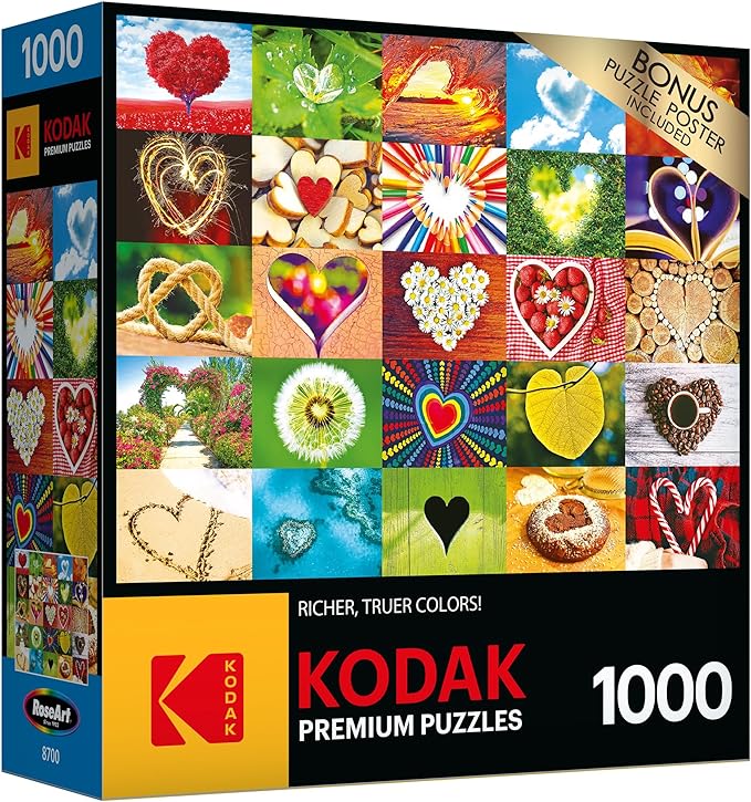 RoseArt - Kodak Premium - Love is Everywhere - 1000 Piece Jigsaw Puzzle for Adults