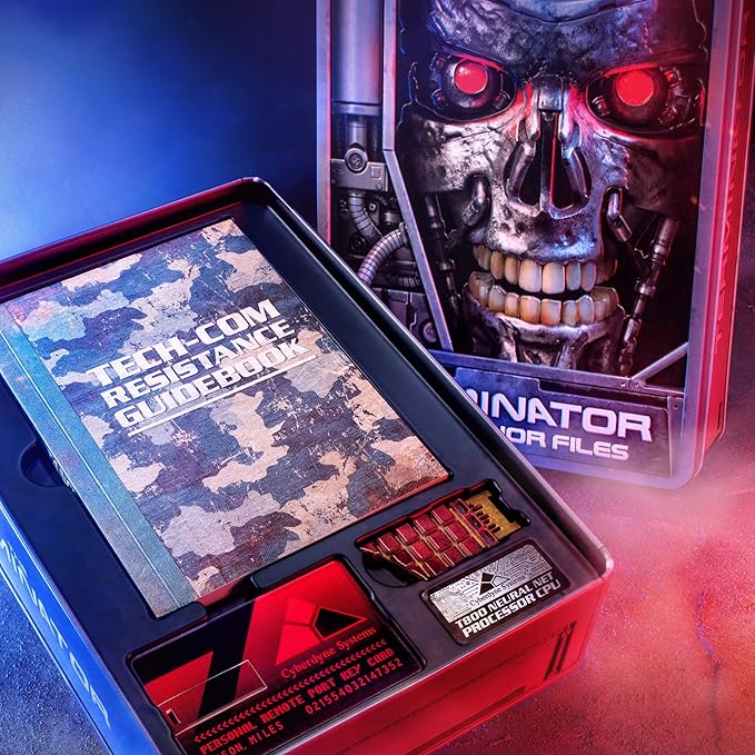 Doctor Collector: Terminator - The Connor Files Kit - Metal Collectible Box with 22 Exclusive Items, Immersive Experience, Licensed Movie Memorabilia