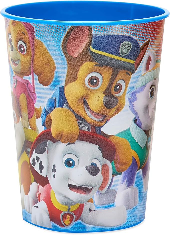 American Greetings Patriotic Paw Patrol Party Supplies, Plastic Stadium Cups (8-Count)