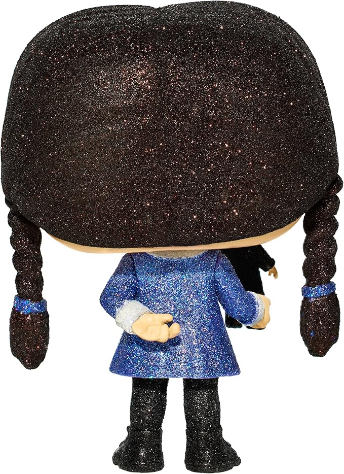 Funko Spirit Halloween The Addams Family Wednesday Addams Diamond Glitter POP! Figure | Officially Licensed | Wednesday Collectible