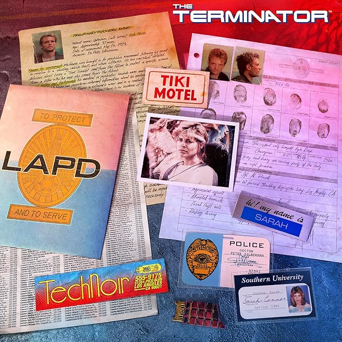 Doctor Collector: Terminator - The Connor Files Kit - Metal Collectible Box with 22 Exclusive Items, Immersive Experience, Licensed Movie Memorabilia