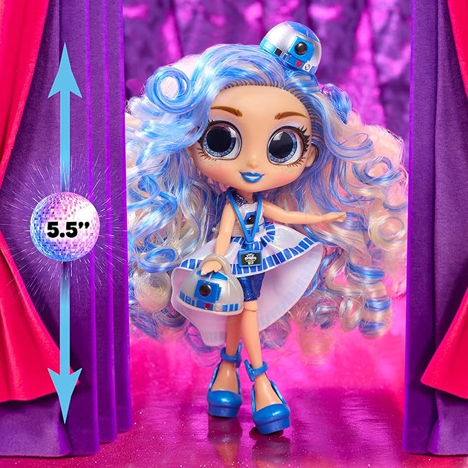 Disney Doorables Adoorbs Dolls Series 2 – Collectible 5.5-Inch Dolls with Accessories, Blind Box Surprise, Rooted Hair & Articulated Fashion Figures for Kids Ages 5+