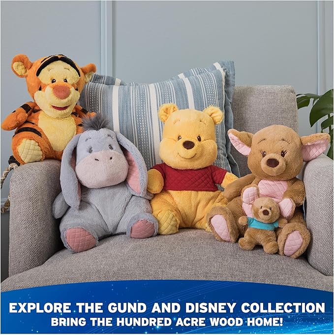 GUND Disney Official Peek-a-Boo Winnie The Pooh Plush, Interactive Stuffed Animal, Sensory Toys for Ages 0 and Up, Yellow, 11”
