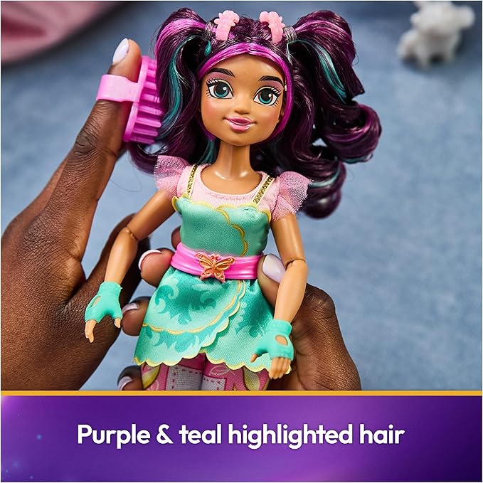 Unicorn Academy, Power of Friendship Ava Doll, Easter Gifts Idea, Dolls & Unicorn Toys for Girls, Includes Plushie Figure, 7 Fashion Accessories, 9.5