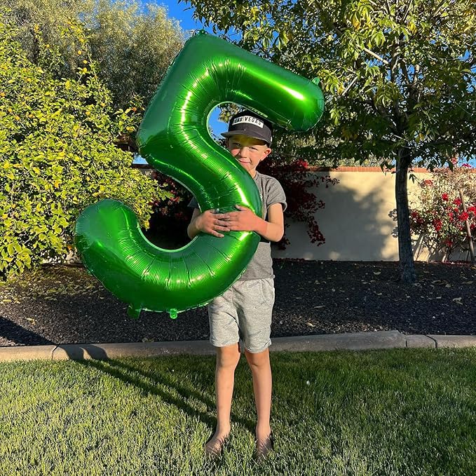 Green Number 11 Balloon 40 inch, 11 Number Balloons, 11th Green Birthday Decorations, 11 Year Old Girls Boys Party Supplies, St. Patrick's Day Games Theme Birthday Decorations
