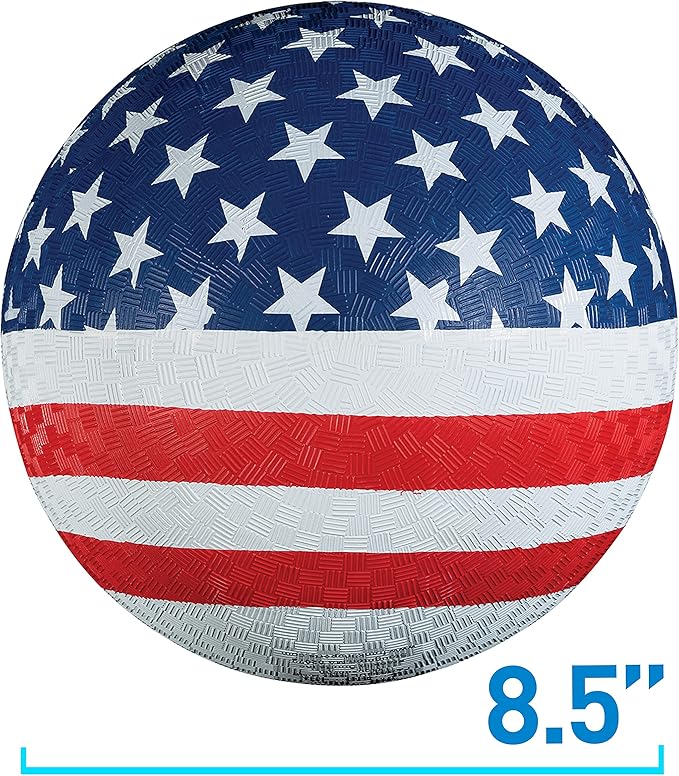 Franklin Sports Kids Playground Balls - Rubber Kickballs + Playground Balls For Kids - Great for Dodgeball, Kickball, 4 Square + Schoolyard Games - 8.5” Diameter