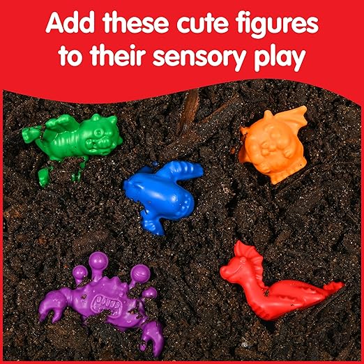 edxeducation Monster Counters - Set of 36 - Early Math Manipulatives - Learn Counting, Colors, Sorting and Sequencing - Home Learning