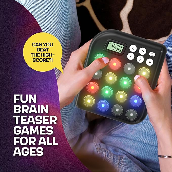 Croove Brain Teasers & Memory Game, 6 Fun Games for Kids, Easter Gifts for Kids, Cool Stocking Stuffers Toys, Best Activities for Boy, Gift Ideas for Boys & Girls Ages 6-8 9 10 11+ Year Old