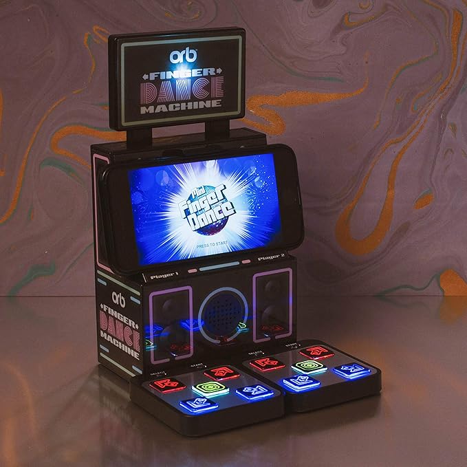 Thumbs Up Retro Games Console Arcade Finger Dance Mat Handheld Console Machine, Compatible with iPhone, Samsung and Other Smartphones