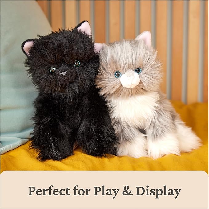 GUND Xavier Kitten Plush, Premium Cat Stuffed Animal for Ages 1 and Up, Black, 9”