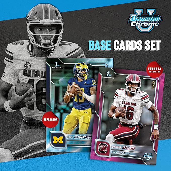 2025 Bowman University Chrome Football - Factory Sealed - Value Box