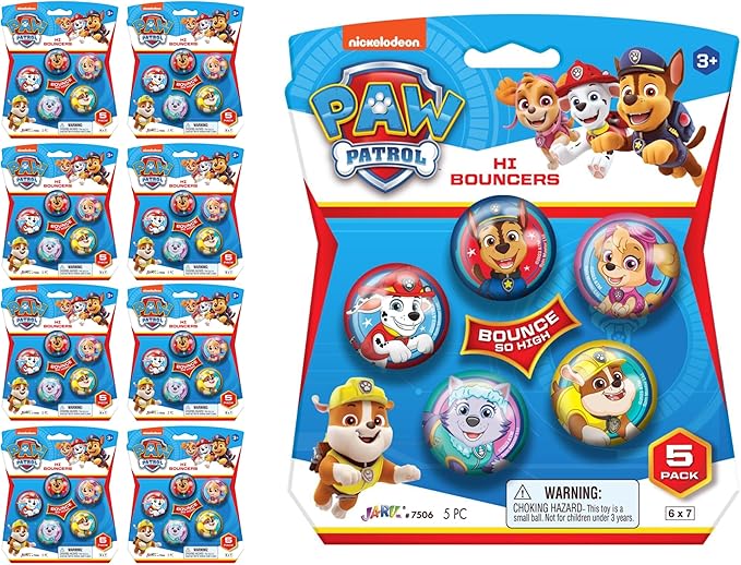 JA-RU Bouncy Superballs Super Hi Bounce 1.2" (8 Packs of 5 Balls) Fidget Balls Small Toys for Kids Prize Premium Giveaways Gift Birthday Supplies. Party Favors for Boys & Girls. 7506-8