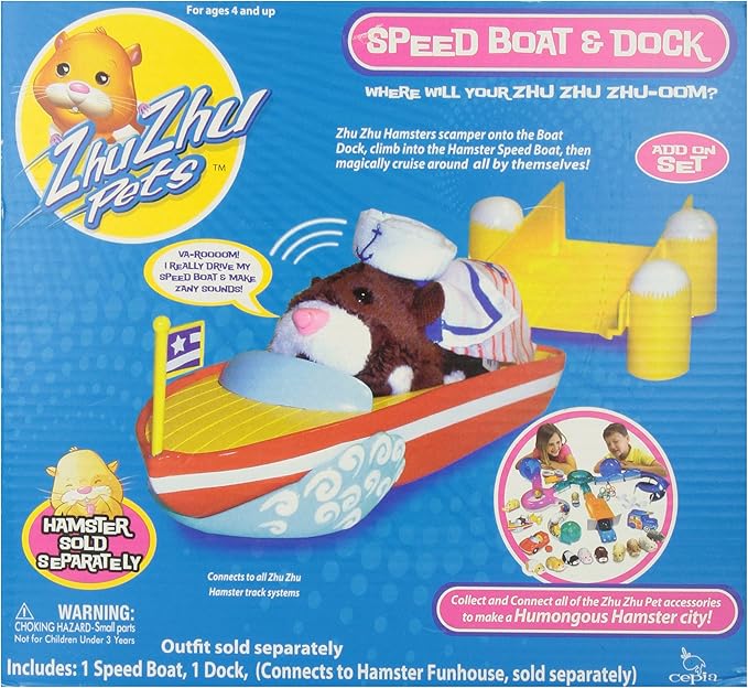 Zhu Zhu Pet Hamster Boat & Dock