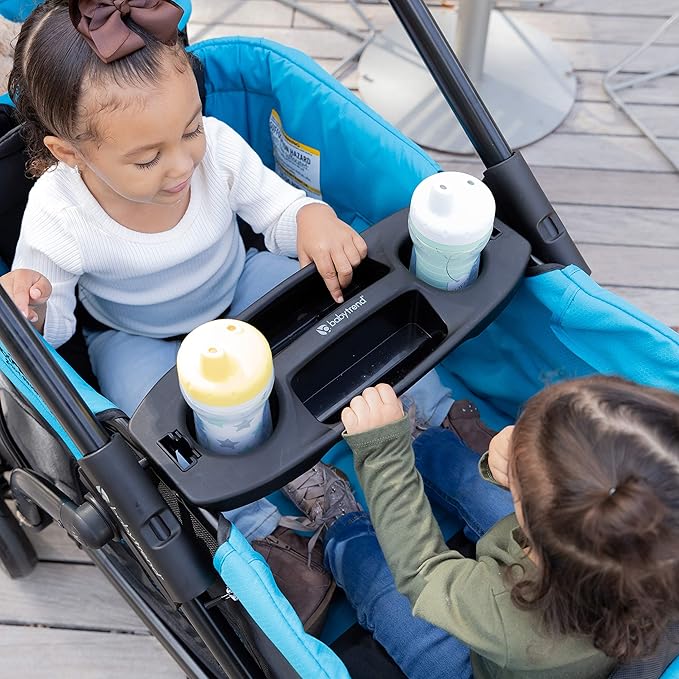 Baby Trend Expedition 2-in-1 Stroller Wagon Plus, Ultra Grey