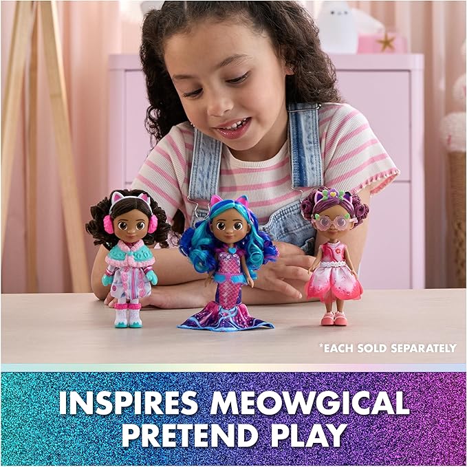 DreamWorks GABBY'S Dollhouse The Movie, Mer-Tastic Gabby Doll, with Mermaid Themed Doll Clothes & Doll Accessories, Kids Toys for Girls & Boys Ages 3 and Up