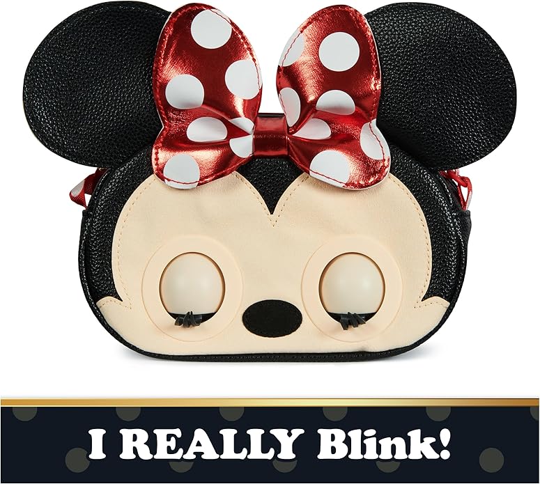 Purse Pets, Disney Minnie Mouse Officially Licensed Interactive Pet Toy & Kids Purse