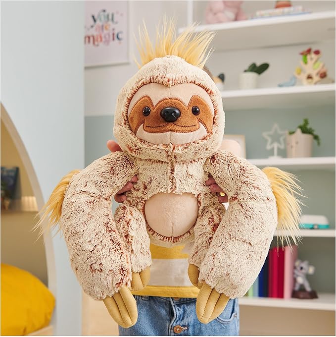 GUND Augie Sloth Plush, Premium Stuffed Animal for Ages 1 and Up, Tan/Copper, 15”