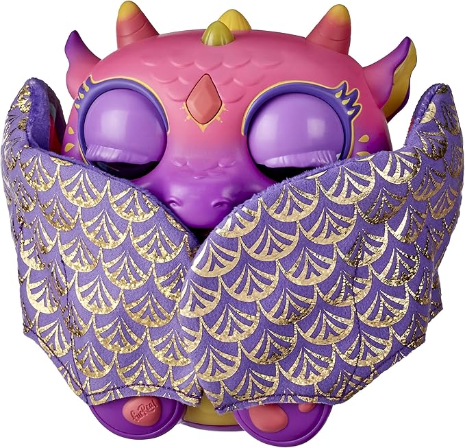 FurReal Friends Moodwings Baby Dragon Interactive Pet Toy, 50+ Sounds & Reactions, Ages 4 and Up